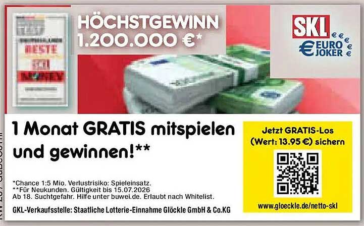 1 Monat GRATIS mitspielen und gewinnen!**