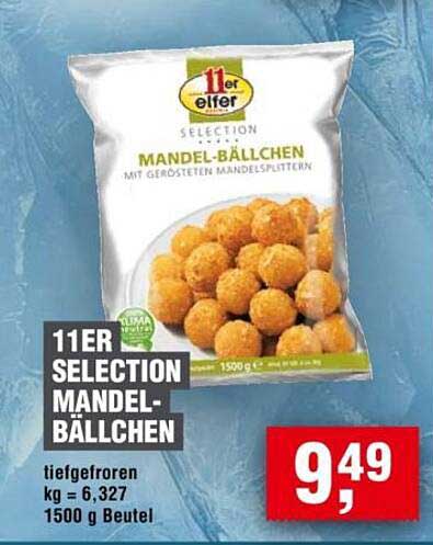 11ER SELECTION MANDEL-BÄLLCHEN