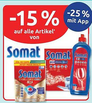 -15 % auf alle Artikel* von Somat