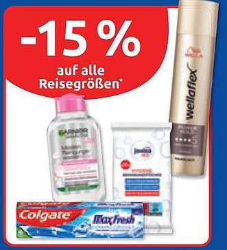 -15 % auf alle Reisegrößen*