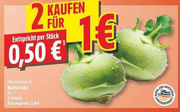 2 KAUFEN FÜR 1€