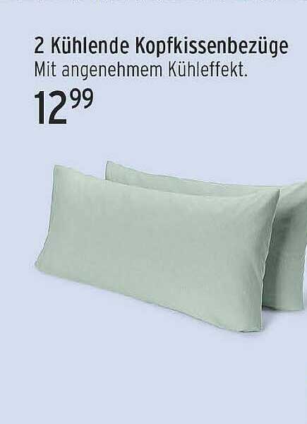 2 Kühlende Kopfkissenbezüge