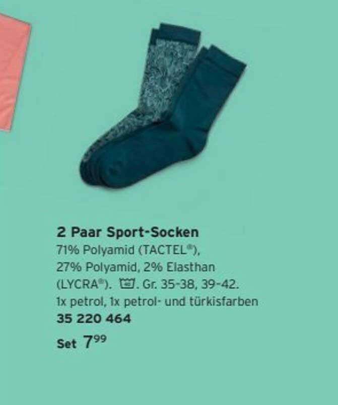 2 Paar Sport-Socken