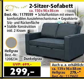2-Sitzer-Sofabett