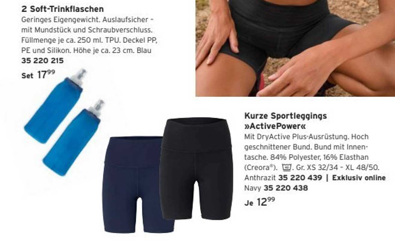 2 Soft-Trinkflaschen