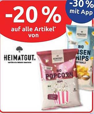 -20 % auf alle Artikel* von HEIMATGUT.