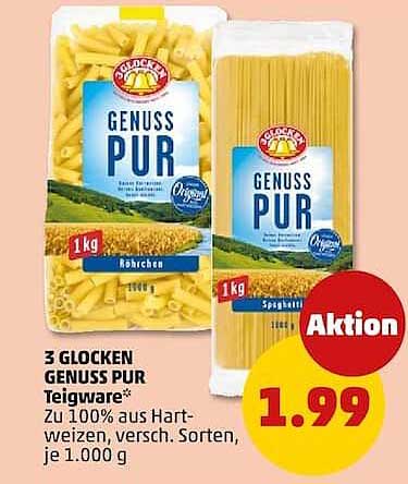 3 GLOCKEN GENUSS PUR Teigware*