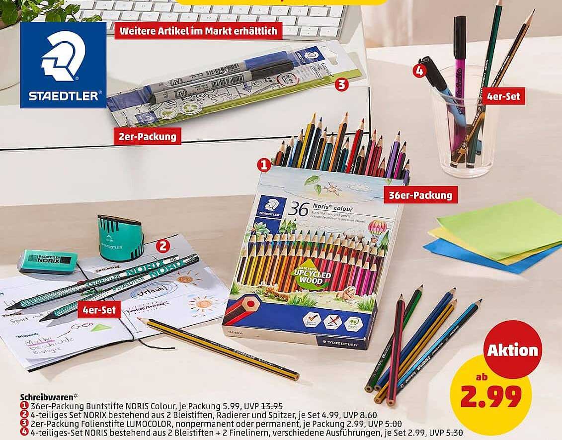 36er-Packung Buntstifte NORIS Colour