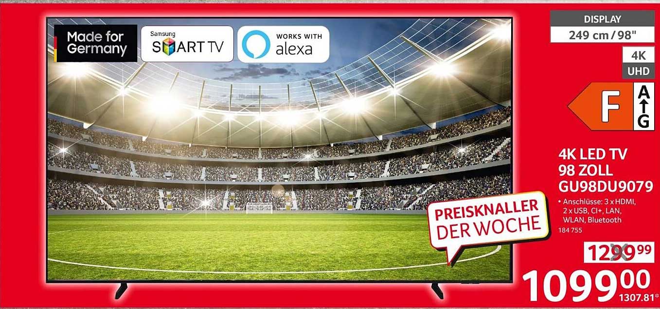 4K LED TV 98 ZOLL GU98DU9079