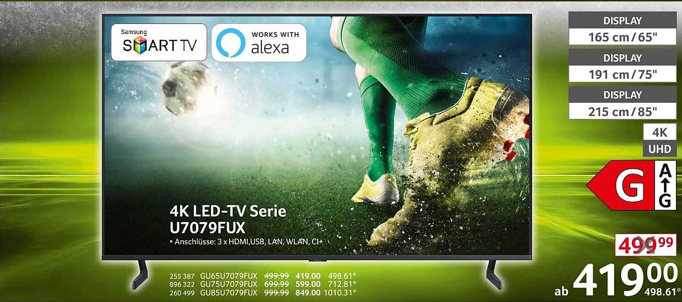 4K LED-TV Serie U7079FUX