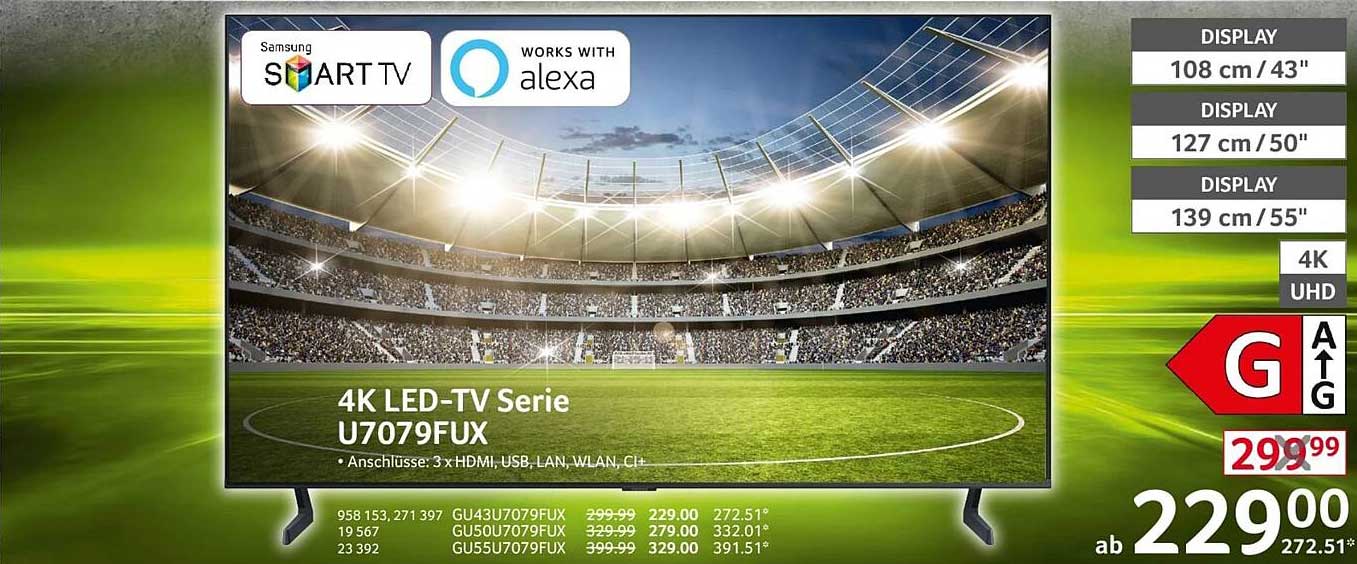 4K LED-TV Serie U7079FUX