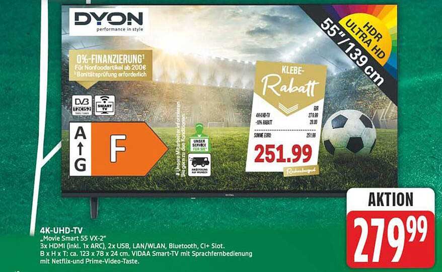 4K-UHD-TV „Movie Smart 55 VX-2“