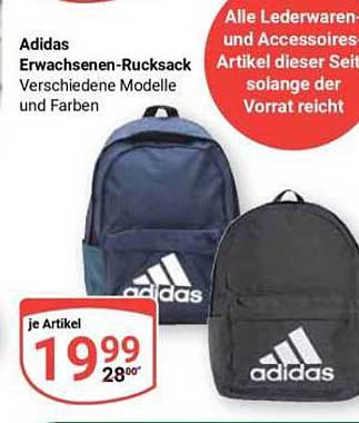 Adidas Erwachsenen-Rucksack Verschiedene Modelle und Farben