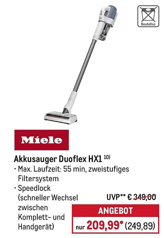 Akkusauger Duoflex HX1