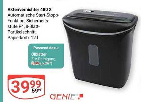 Aktenvernichter 480 X