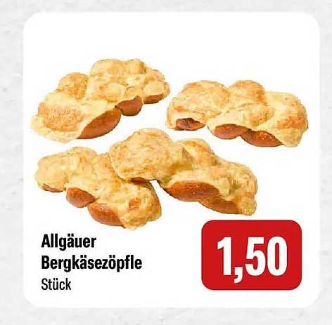 Allgäuer Bergkäsezöpfle Stück