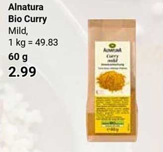 Alnatura Bio Curry Mild, 1 kg = 49.83 60 g