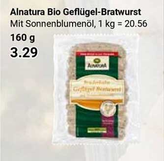 Alnatura Bio Geflügel-Bratwurst