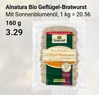 Alnatura Bio Geflügel-Bratwurst