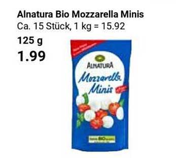 Alnatura Bio Mozzarella Minis