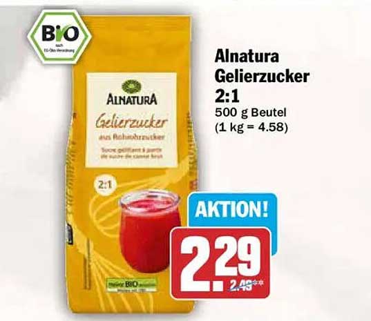Alnatura Gelierzucker 2:1 500 g Beutel