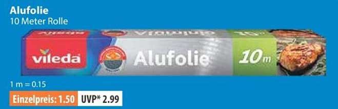 Alufolie 10 Meter Rolle