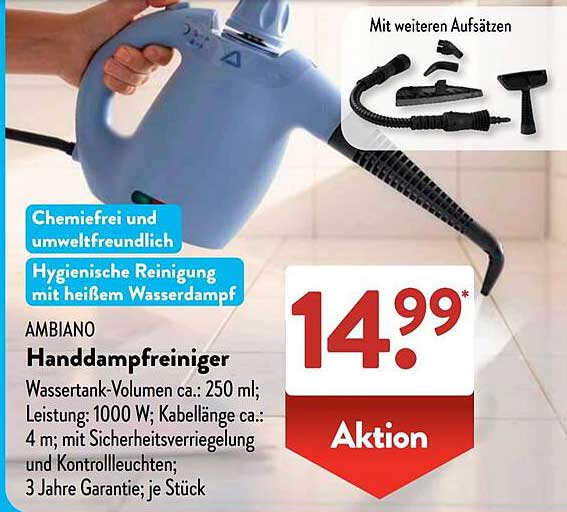 AMBIANO Handdampfreiniger