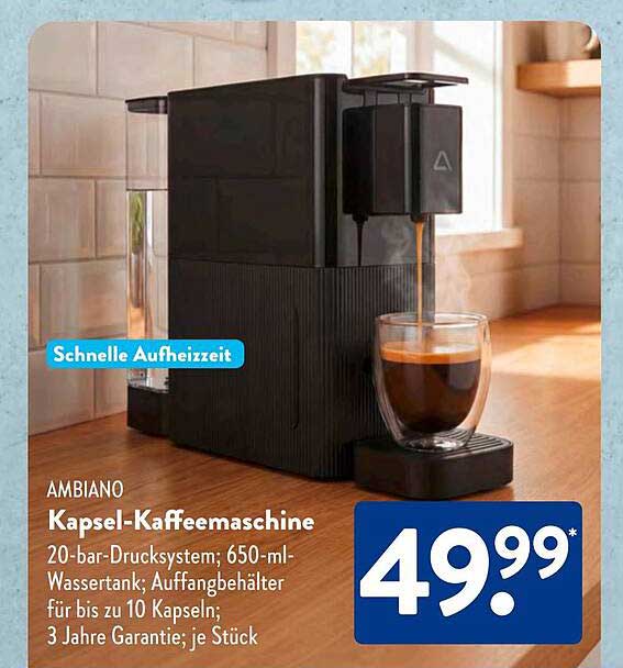 AMBIANO Kapsel-Kaffeemaschine