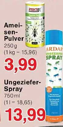 Ameisen-Pulver 250 g (1 kg = 15,96)