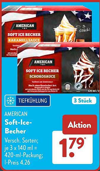 AMERICAN Soft-Ice-Becher
