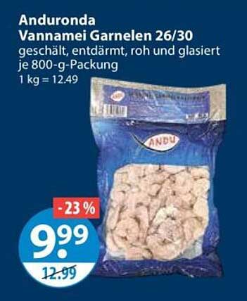 Anduronda Vannamei Garnelen 26/30