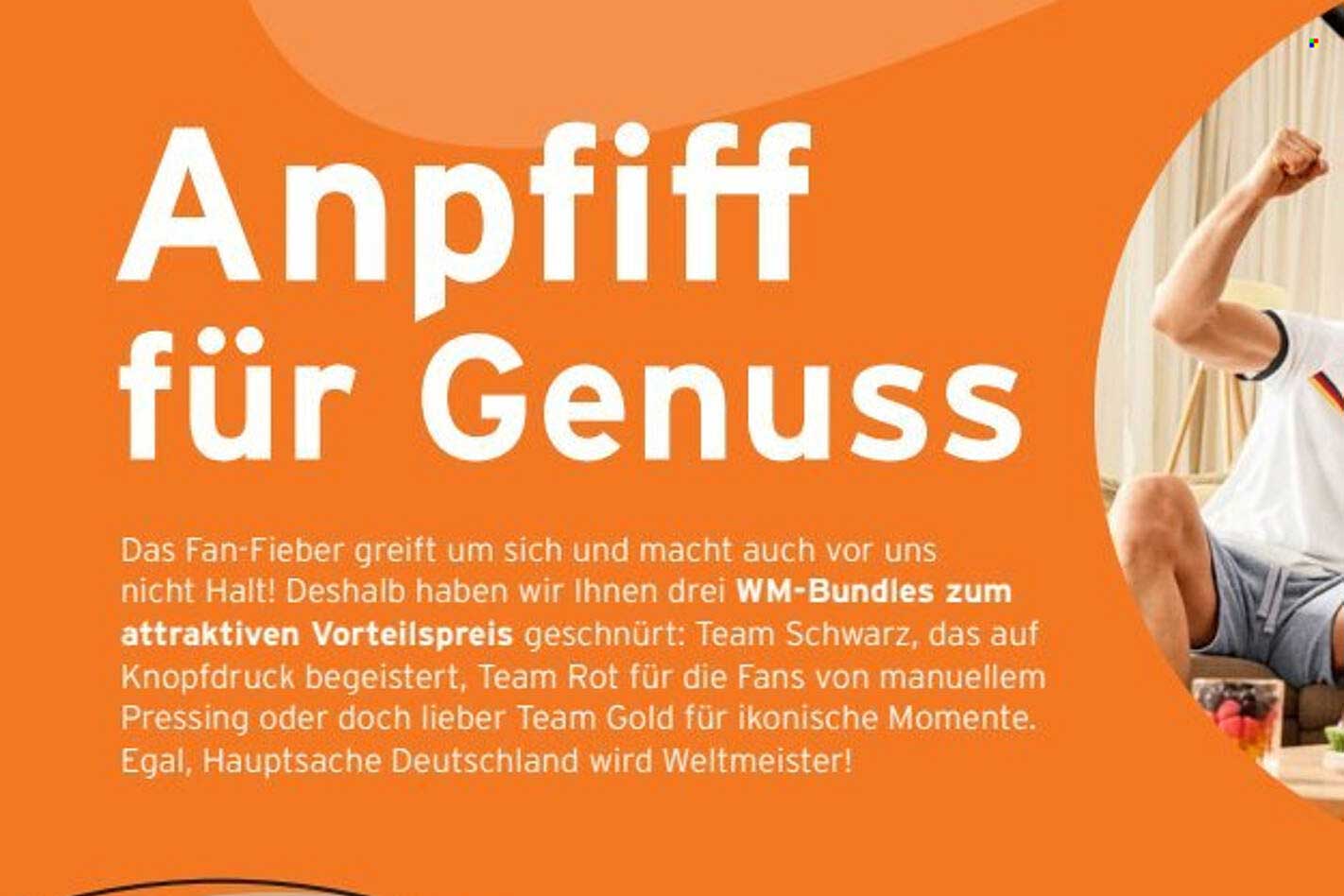 Anpfiff für Genuss