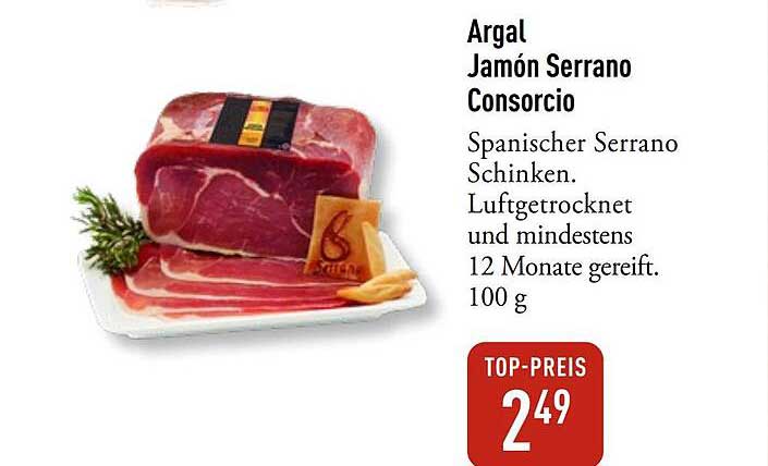 Argal Jamón Serrano Consorcio
