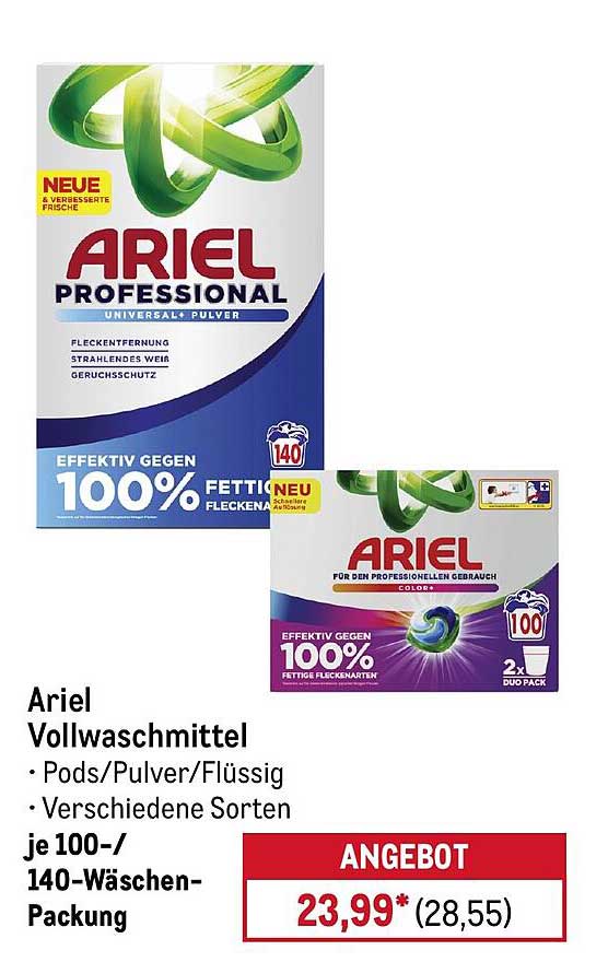 Ariel Vollwaschmittel