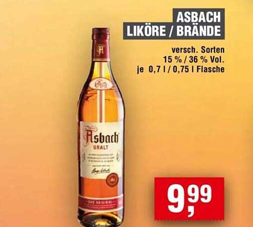 ASBACH LIKÖRE / BRÄNDE