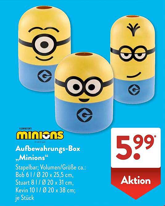Aufbewahrungs-Box „Minions“