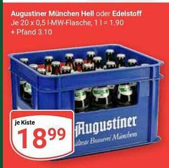 Augustiner München Hell oder Edelstoff