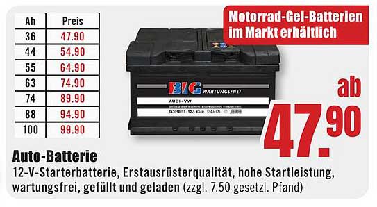 Auto-Batterie