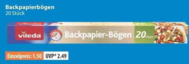 Backpapierbögen 20 Stück
