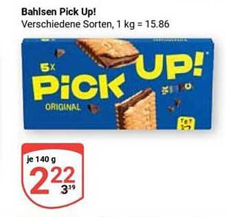 Bahlsen Pick Up! Verschiedene Sorten, 1 kg = 15.86