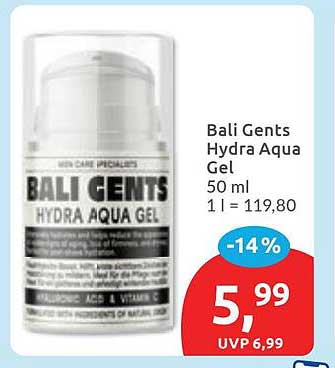 Bali Gents Hydra Aqua Gel 50 ml