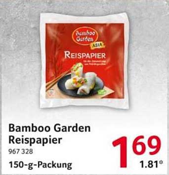 Bamboo Garden Reispapier