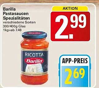 Barilla Pastasaucen Spezialitäten verschiedene Sorten 300/400g Glas