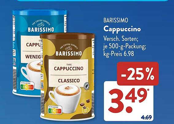 BARISSIMO Cappuccino