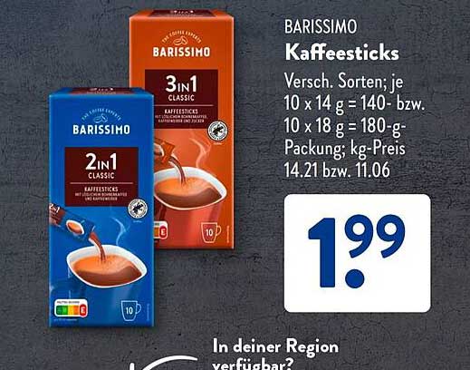 BARISSIMO Kaffeesticks