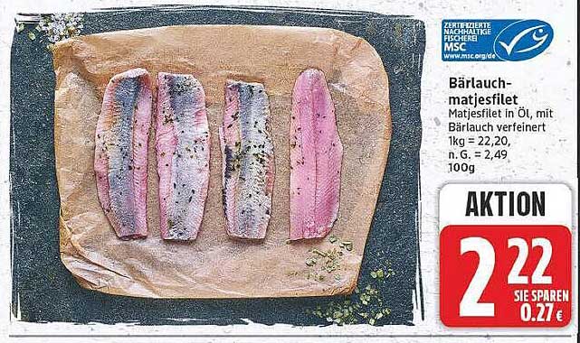 Bärlauch-matjesfilet