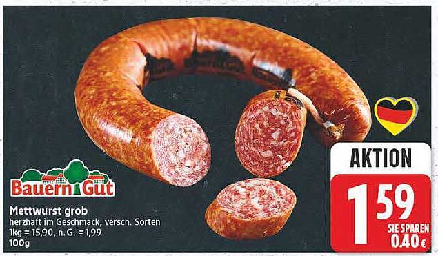 BauernGut Mettwurst grob