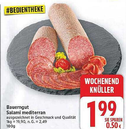 Bauerngut Salami mediterran