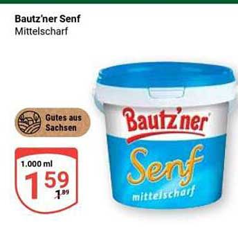Bautz’ner Senf Mittelscharf