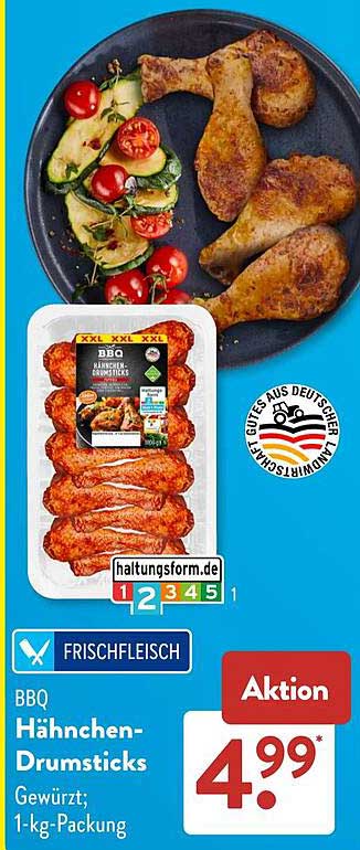 BBQ Hähnchen-Drumsticks